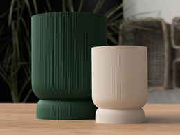 Doniczka z odkręcaną tacą.  