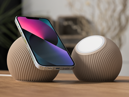 Nowoczesny stojak pod ładowarkę indukcyjną do iPhone