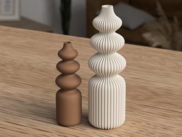 Nordic - wazon w prążki