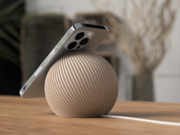 Nowoczesny stojak pod ładowarkę indukcyjną do iPhone